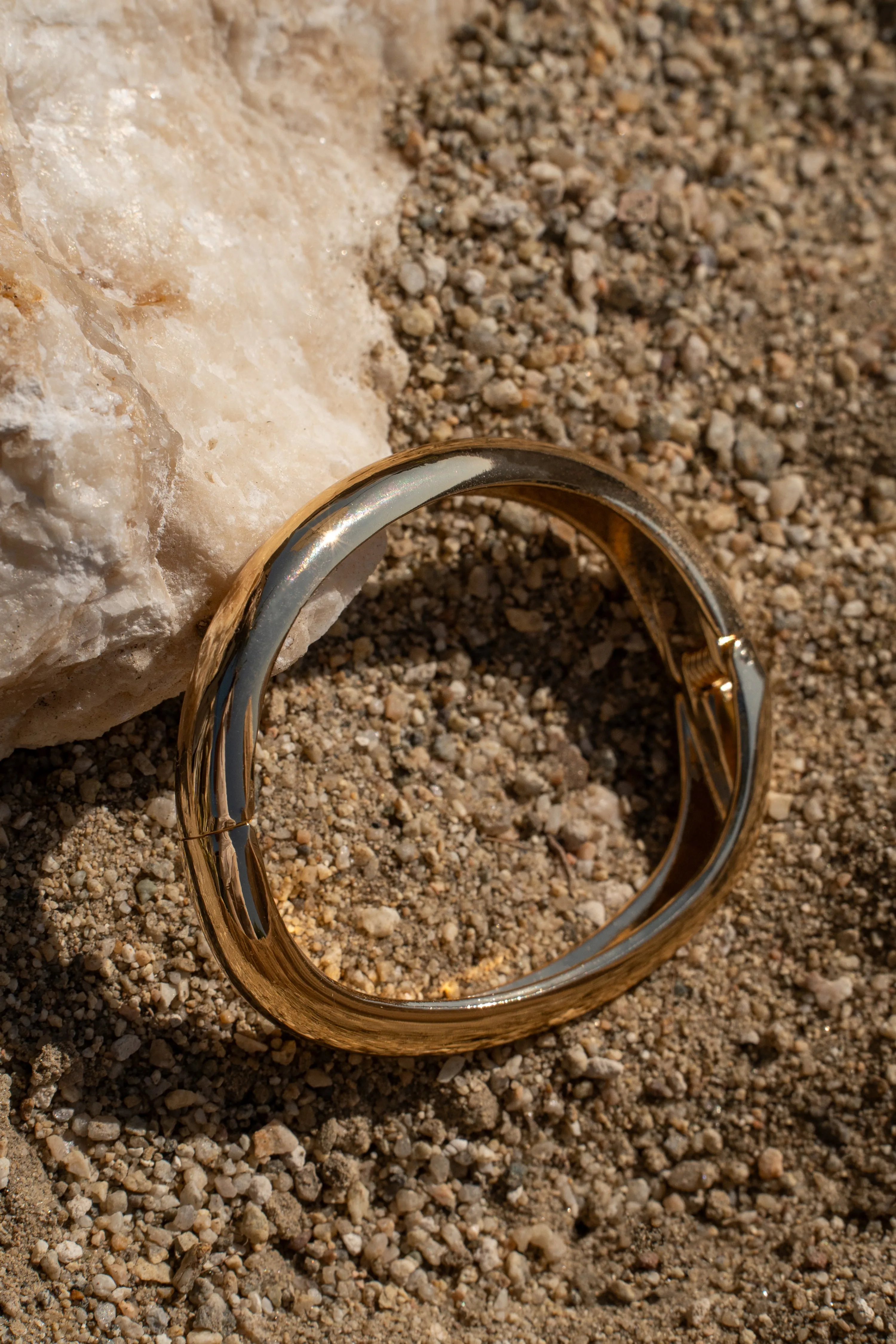 Gold Reign Hinge Bracelet sold by JLUXLABEL