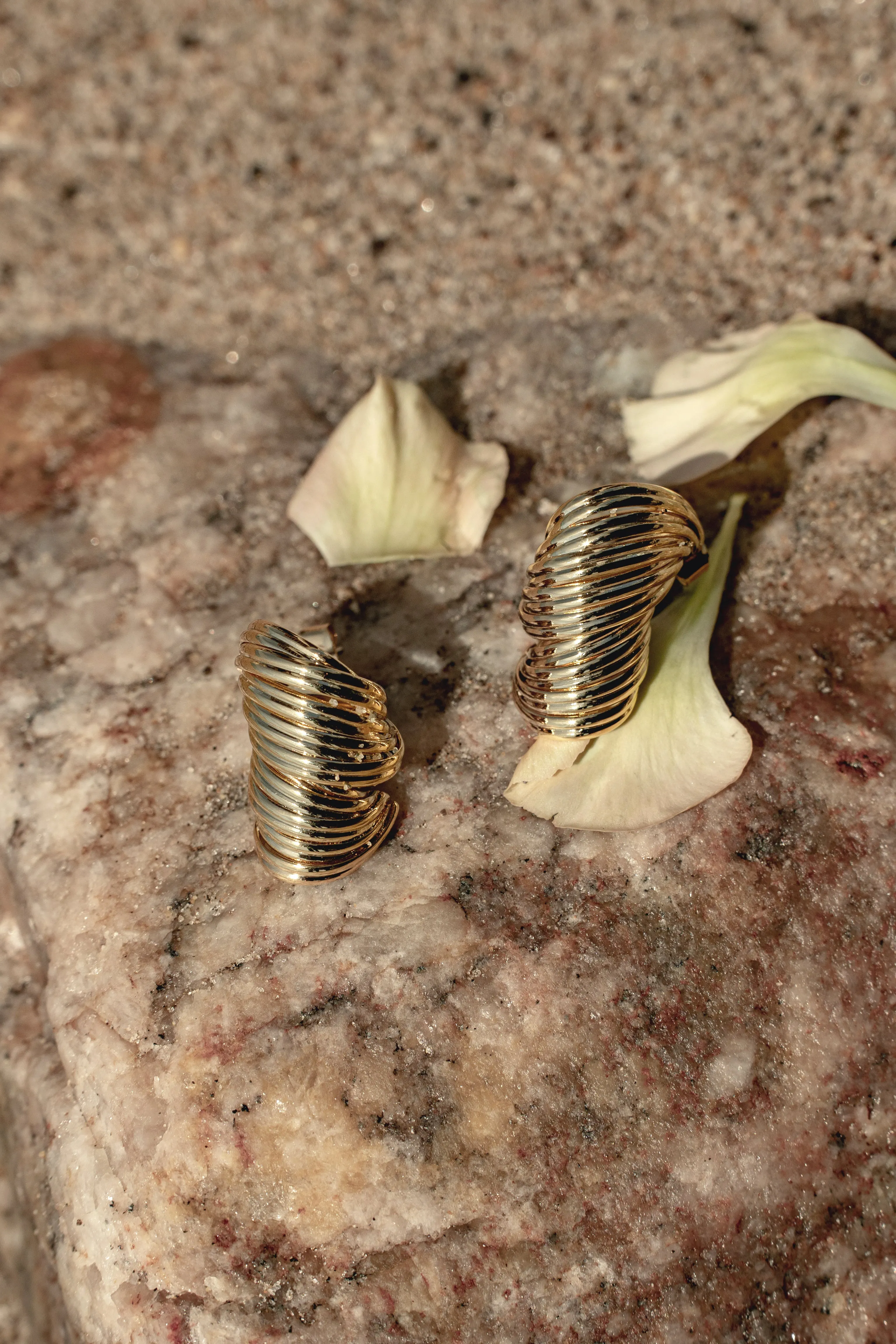 Gold Irene Earrings sold by JLUXLABEL