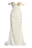 Ivory Infinite Love Satin Gown sold by JLUXLABEL