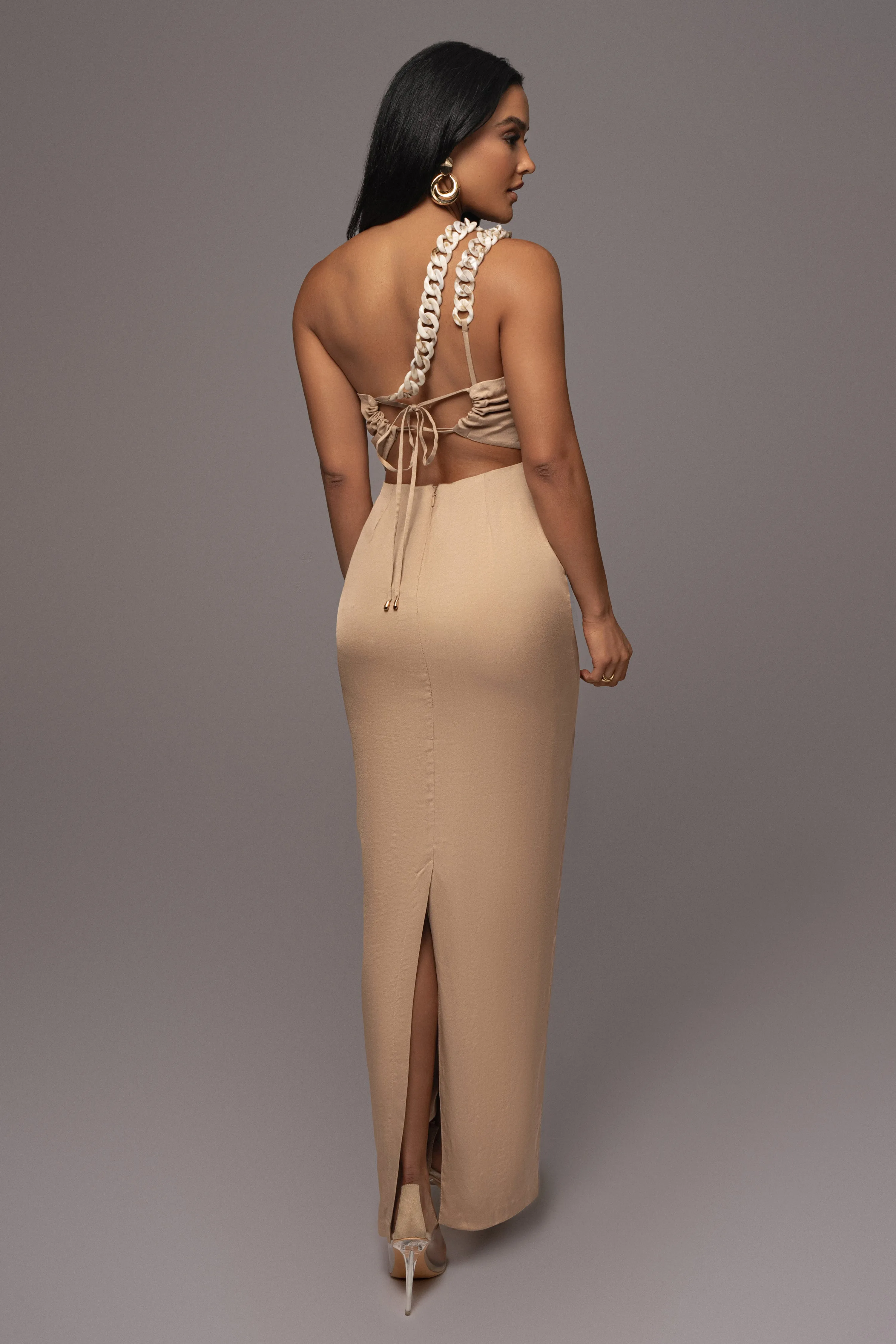 Beige Luxury Living Maxi Dress sold by JLUXLABEL product image thumbnail 2