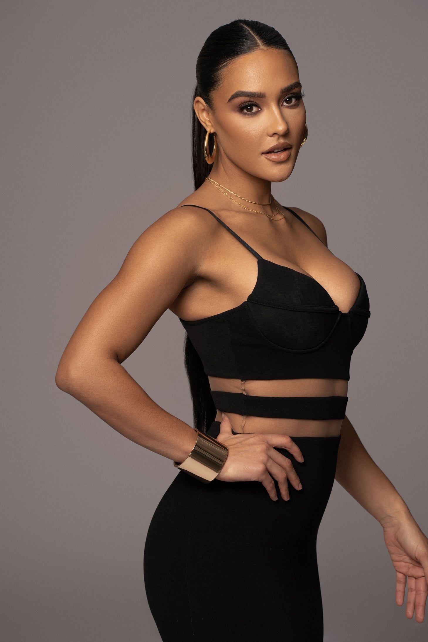 Noir Alysiha Midi Dress sold by JLUXLABEL product image thumbnail 5