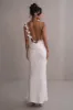 Ivory Down The Aisle Satin Gown sold by JLUXLABEL