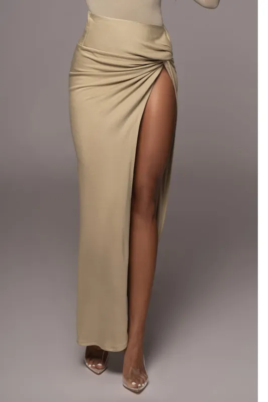 Moss Take You There Maxi Skirt sold by JLUXLABEL