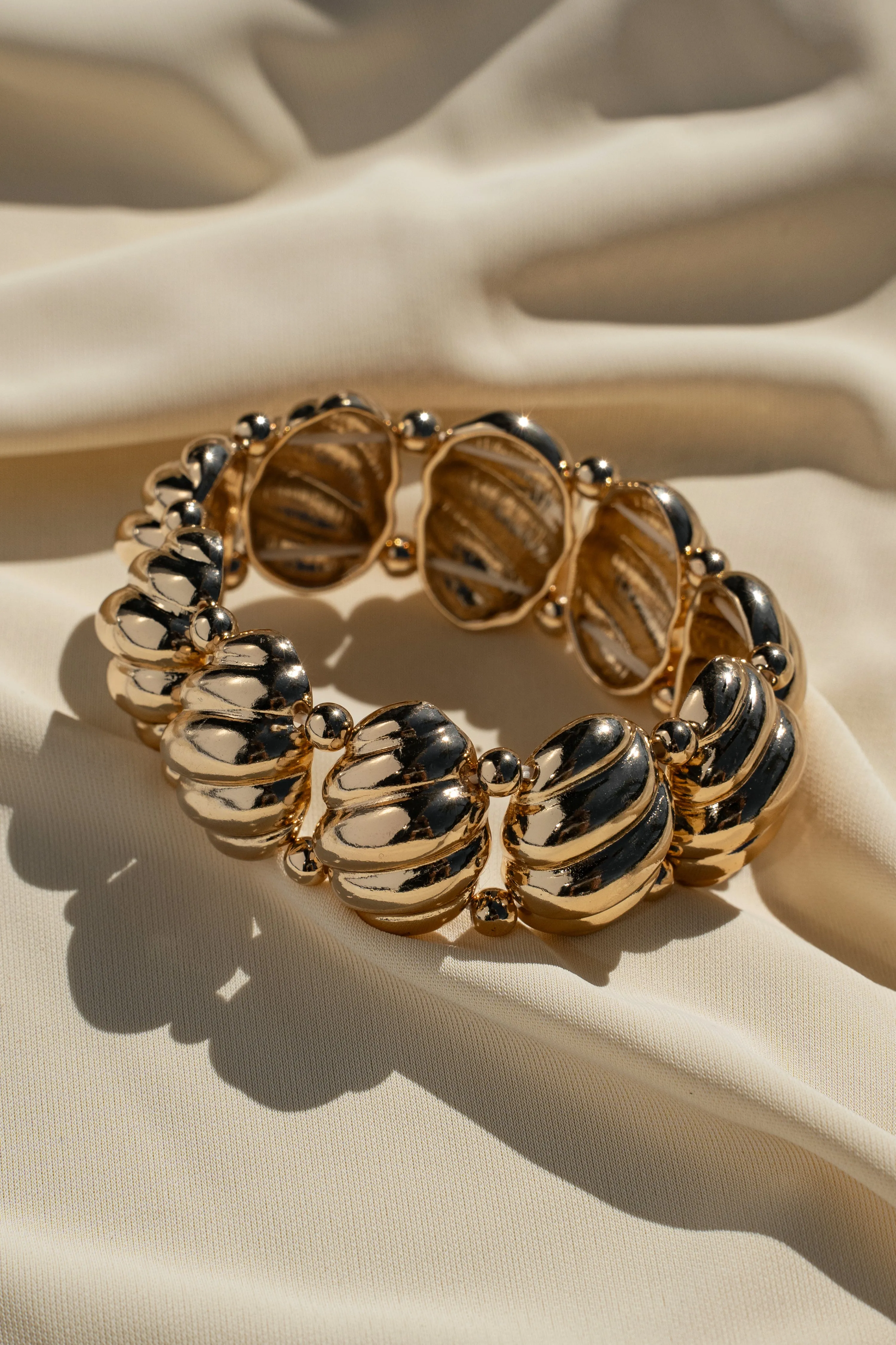 Gold Good Fortune Bracelet sold by JLUXLABEL