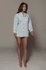 Light Wash Leonie Oversize Denim Shirt sold by JLUXLABEL