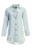 Light Wash Leonie Oversize Denim Shirt sold by JLUXLABEL