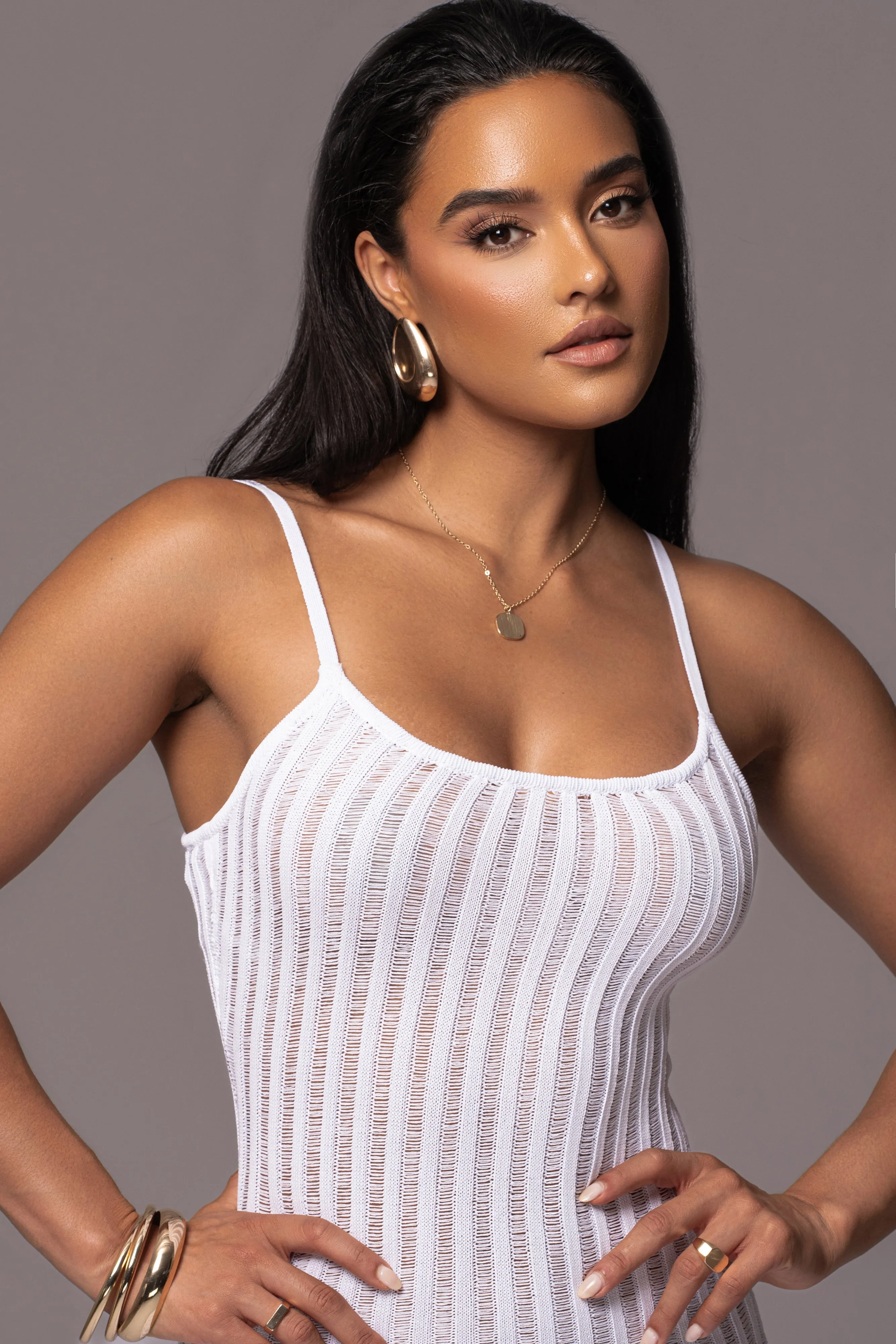 White Palmira Mini Dress sold by JLUXLABEL product image thumbnail 2