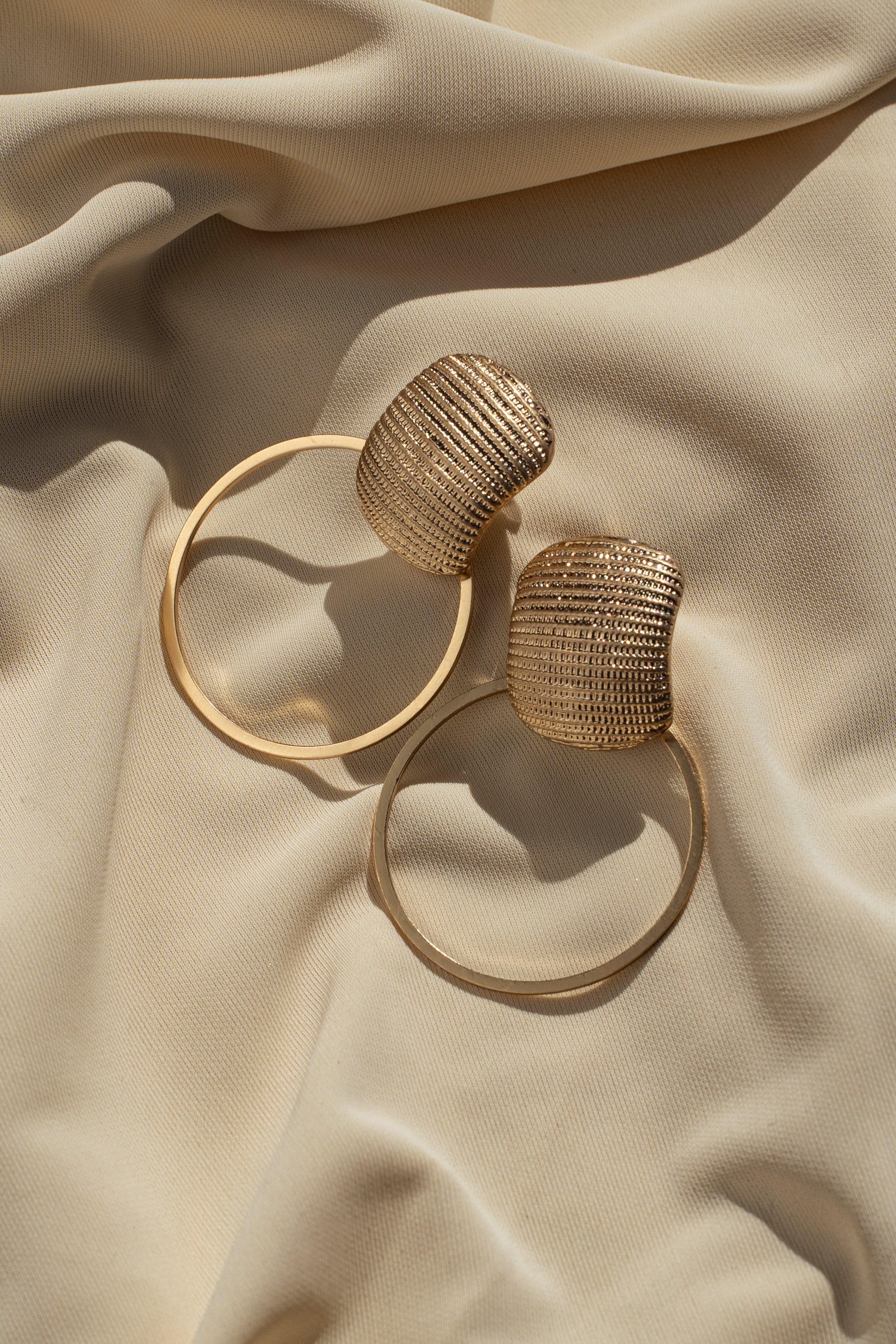 Gold Nora Dangle Earrings sold by JLUXLABEL