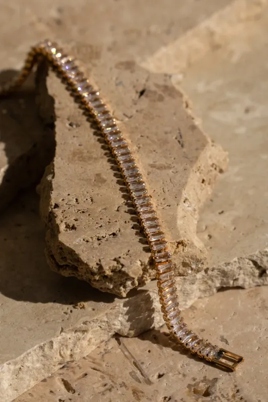 Gold Neo Diamond Bracelet sold by JLUXLABEL