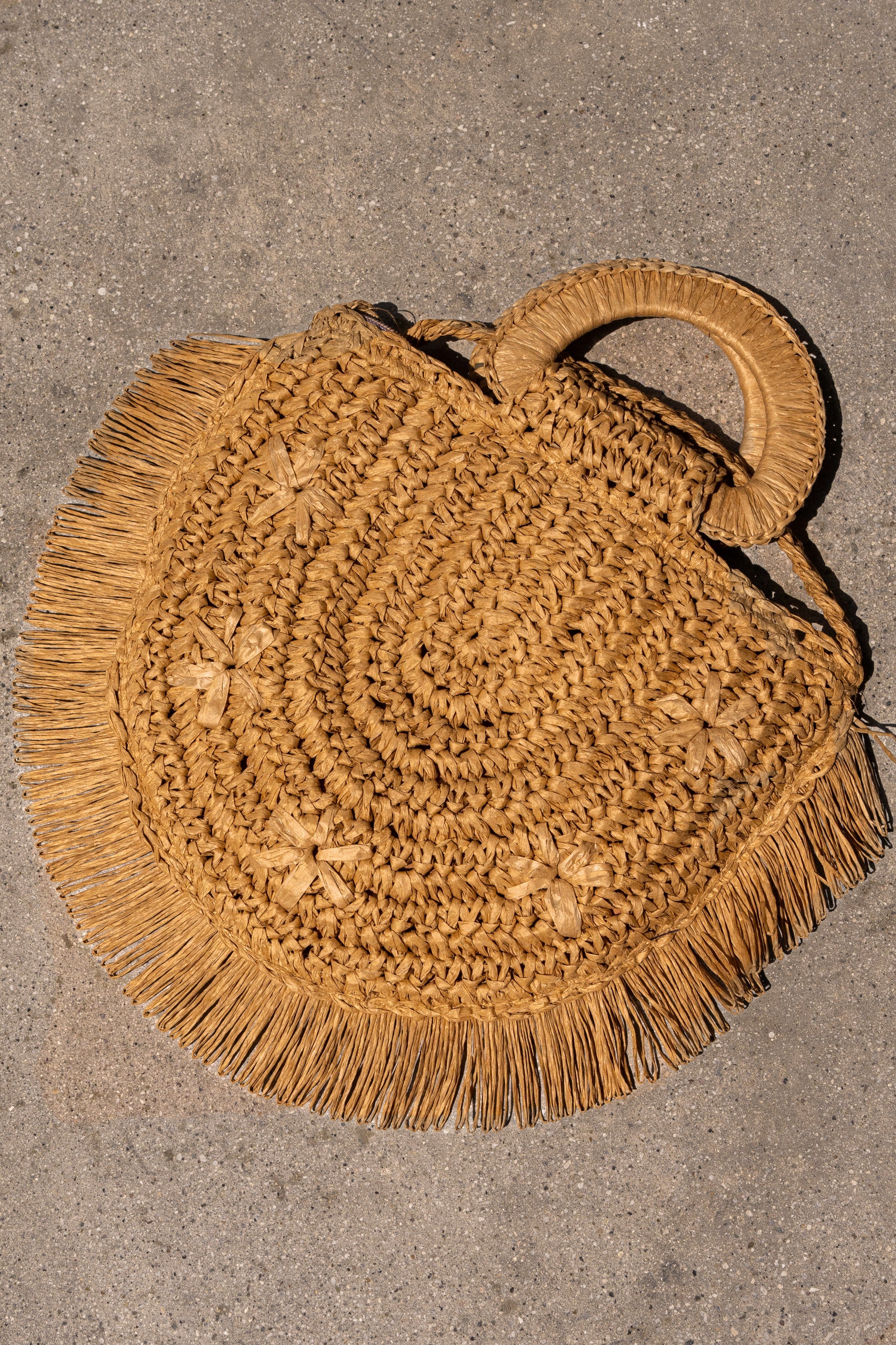 Tan Sun's Out Woven Handbag sold by JLUXLABEL product image thumbnail 2