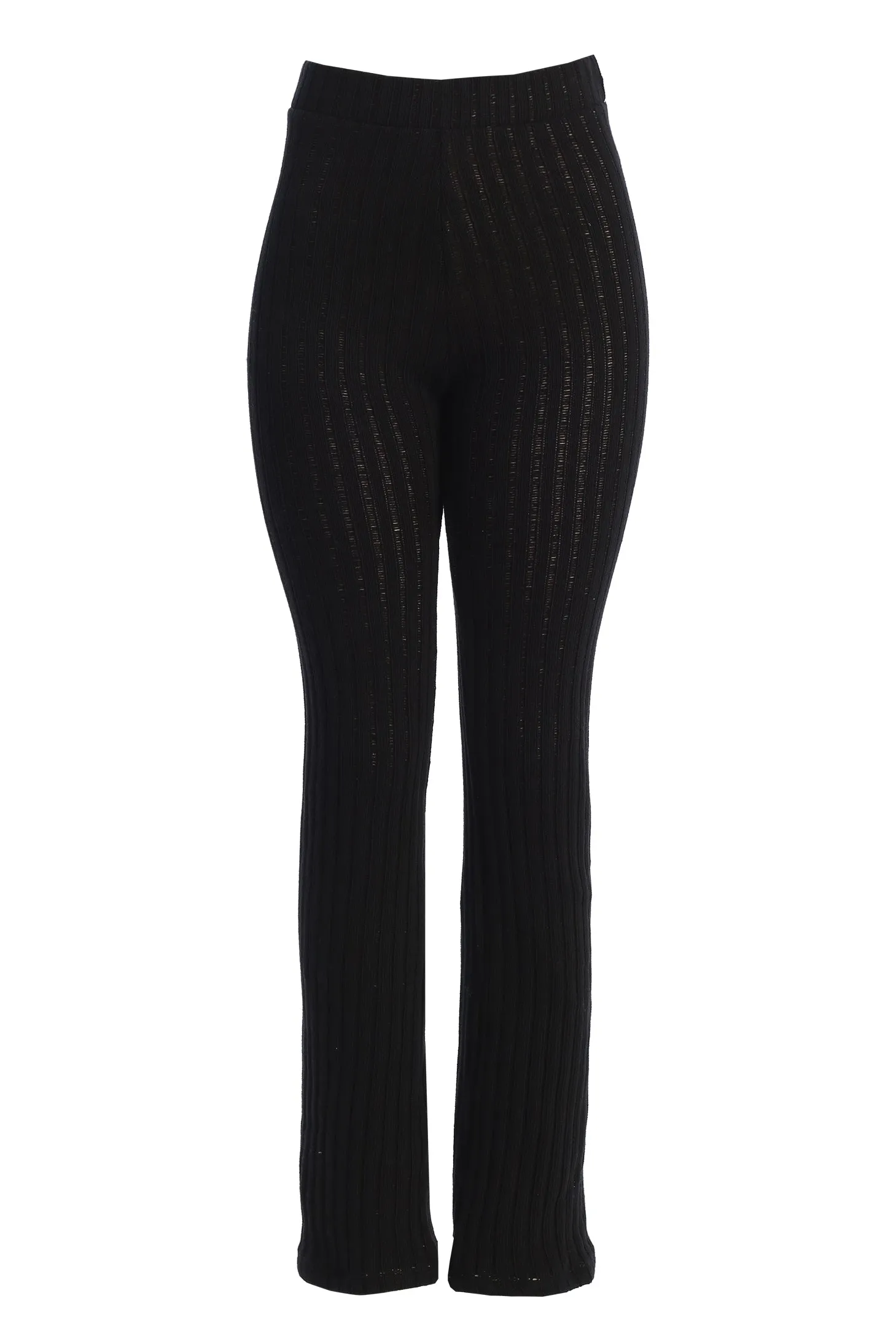 Black Better Together Ribbed Pants sold by JLUXLABEL product image thumbnail 2