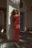 Coral Brighter Days Linen Maxi Dress sold by JLUXLABEL