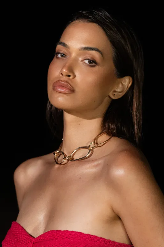 Gold Vives Necklace Set sold by JLUXLABEL