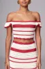 Red Corazon Ruffle Skirt Set sold by JLUXLABEL