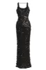 Black Sparkling Moments Sequin Maxi Dress sold by JLUXLABEL