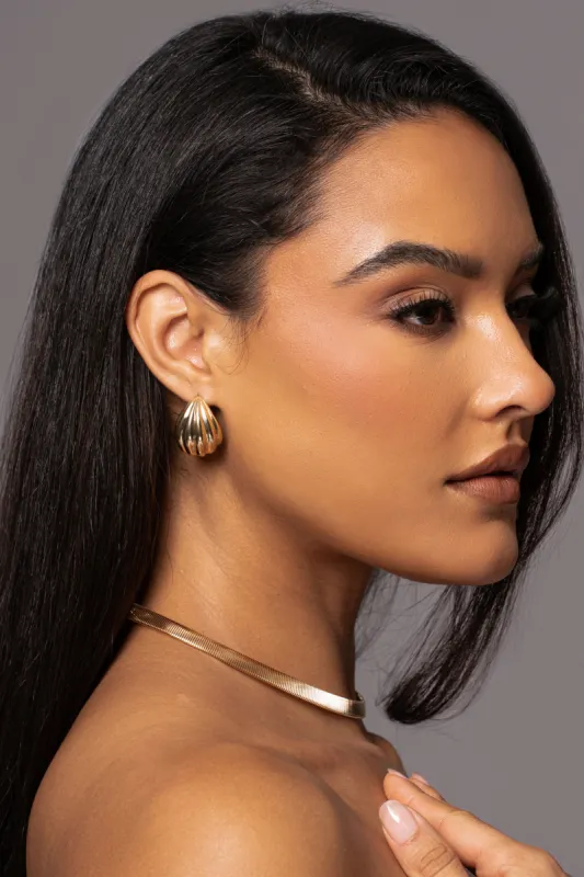 Gold Lindsi Earrings sold by JLUXLABEL