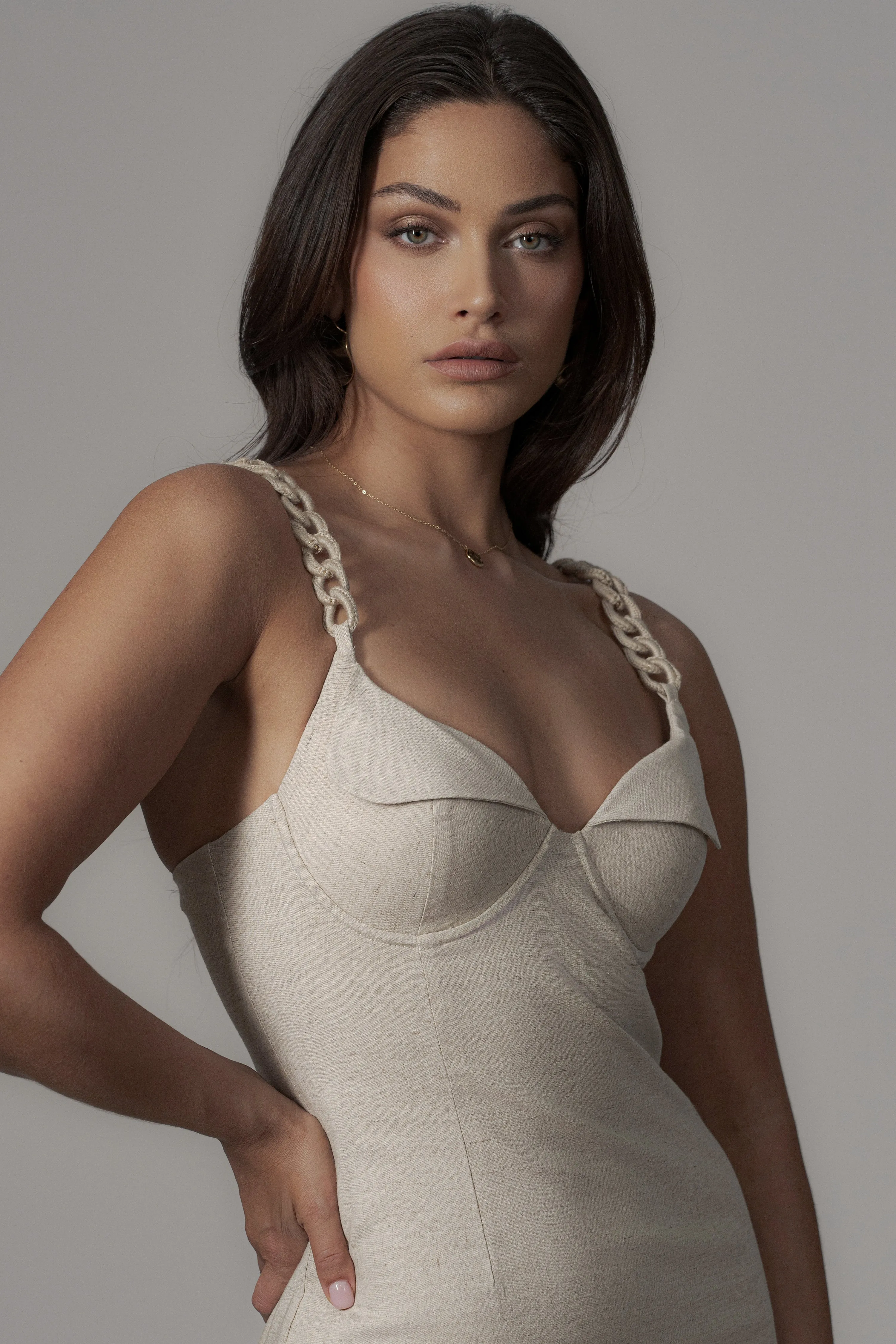 Natural Secret Hideout Linen Dress sold by JLUXLABEL product image thumbnail 4