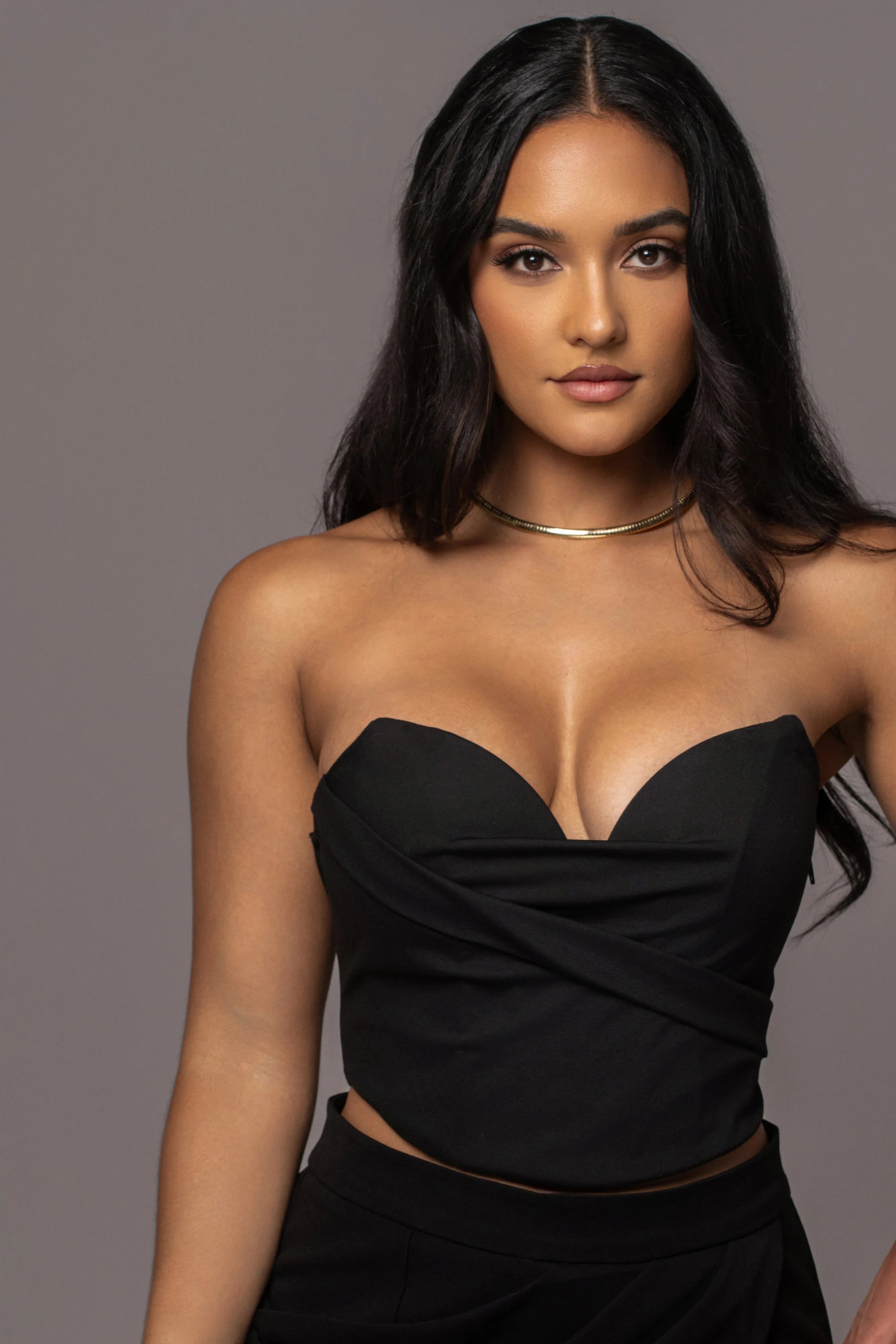 Black Falling For You Corset sold by JLUXLABEL