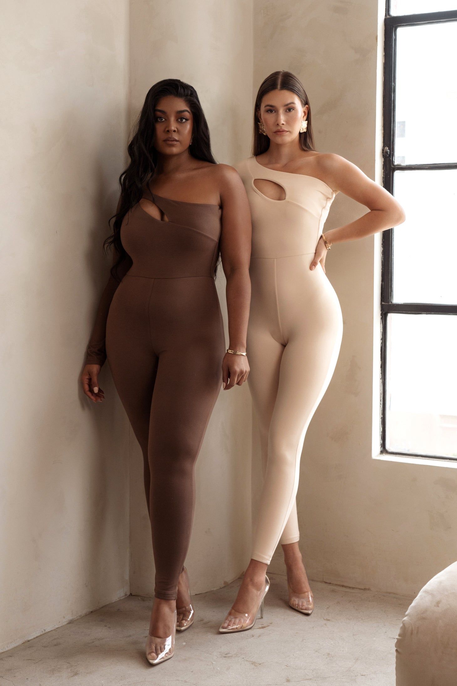 Chocolate Saika Keyhole Jumpsuit sold by JLUXLABEL product image thumbnail 3