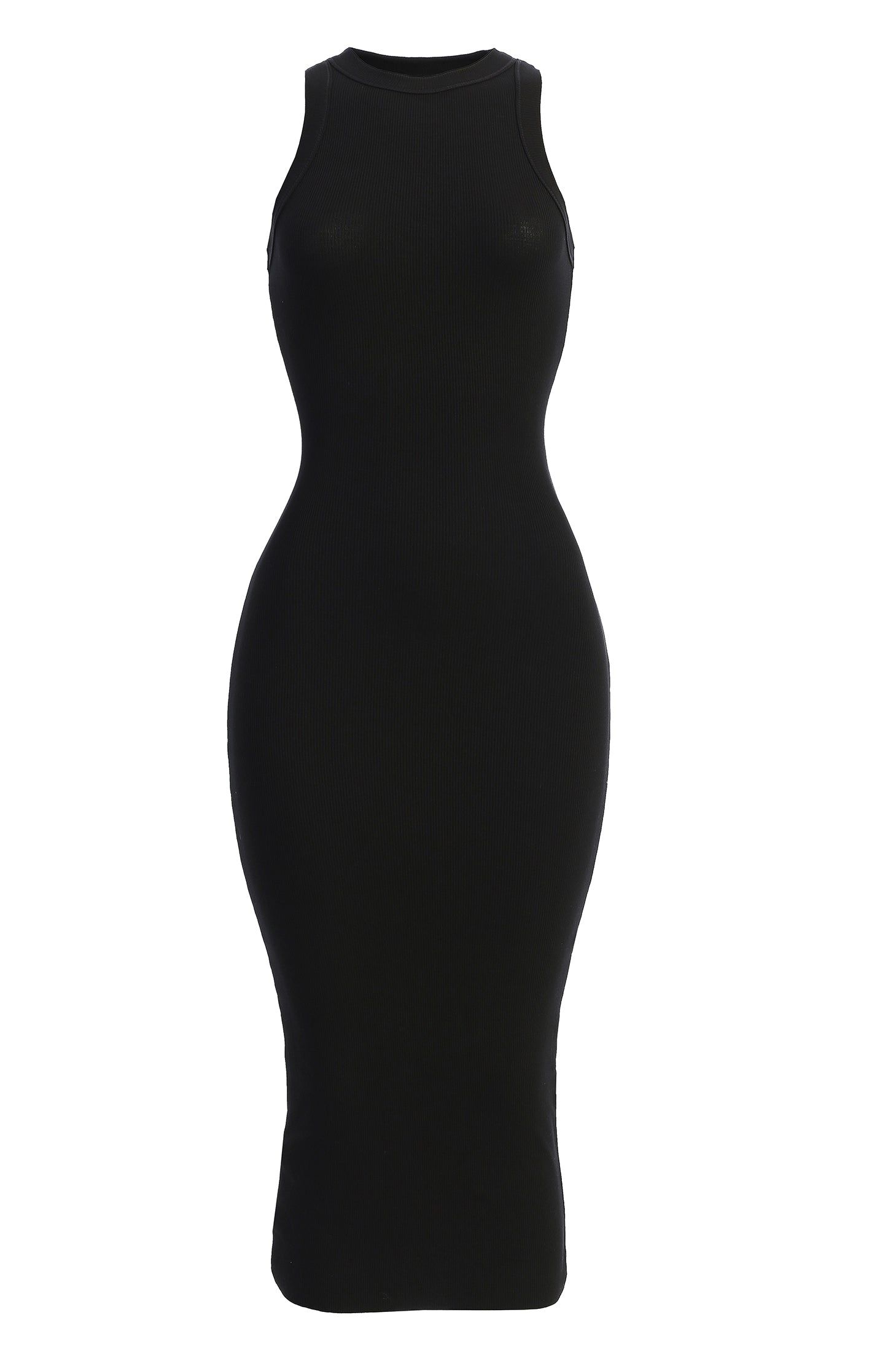 Black Marion Micro Rib Dress sold by JLUXLABEL product image thumbnail 8