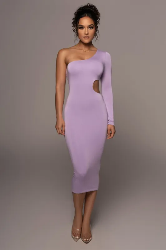 Lilac Julia Midi Dress sold by JLUXLABEL