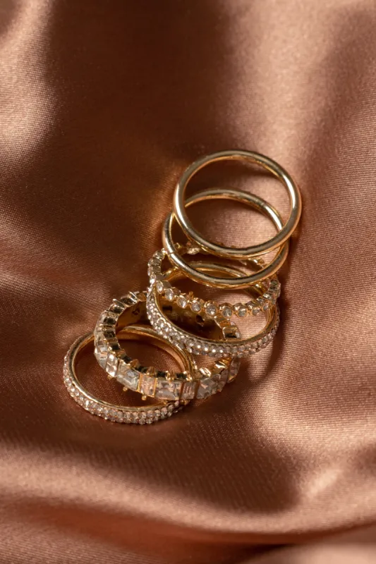 Gold Anara Ring Set made by JLUXLABEL