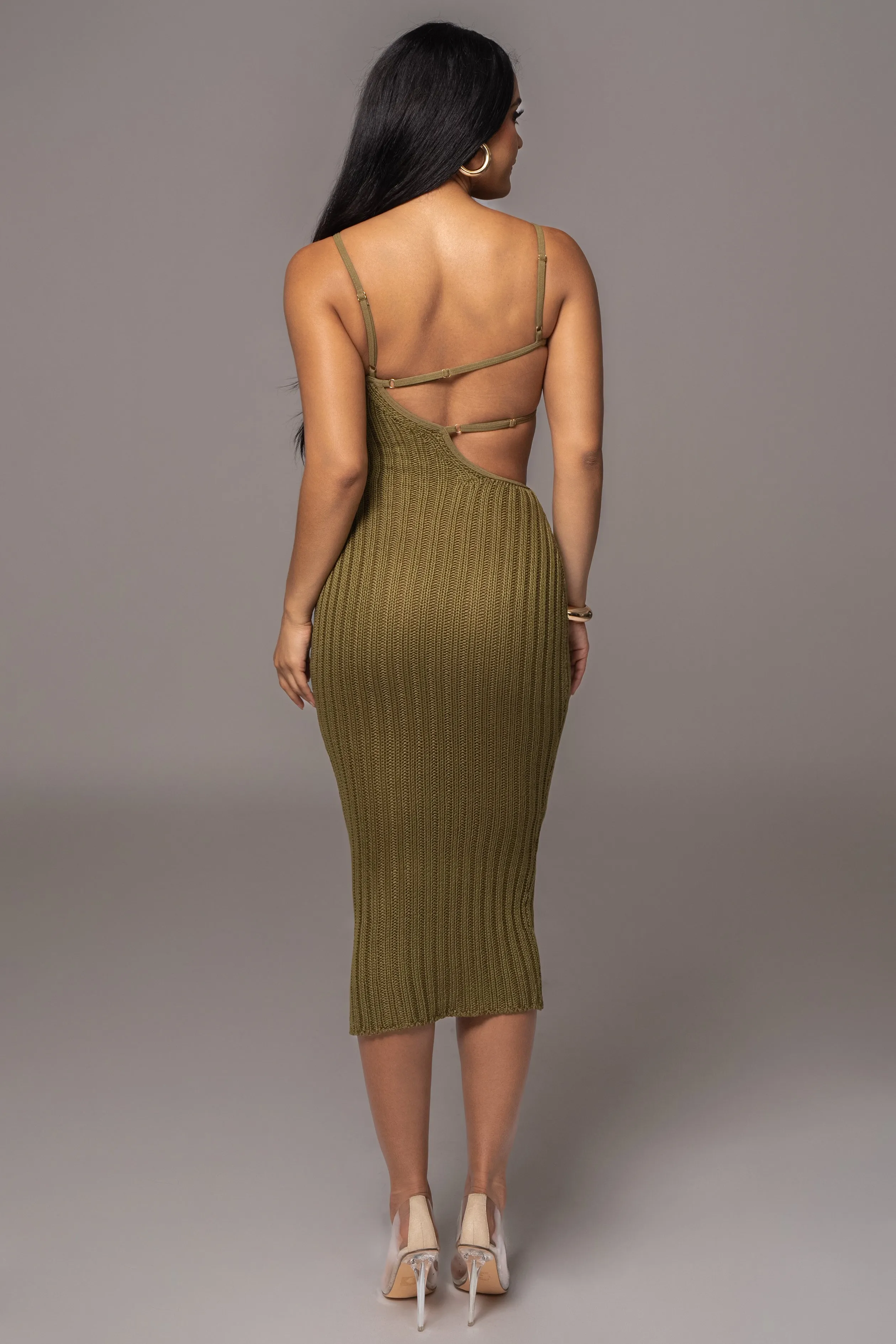 Olive Coastal Escape Dress sold by JLUXLABEL product image thumbnail 2