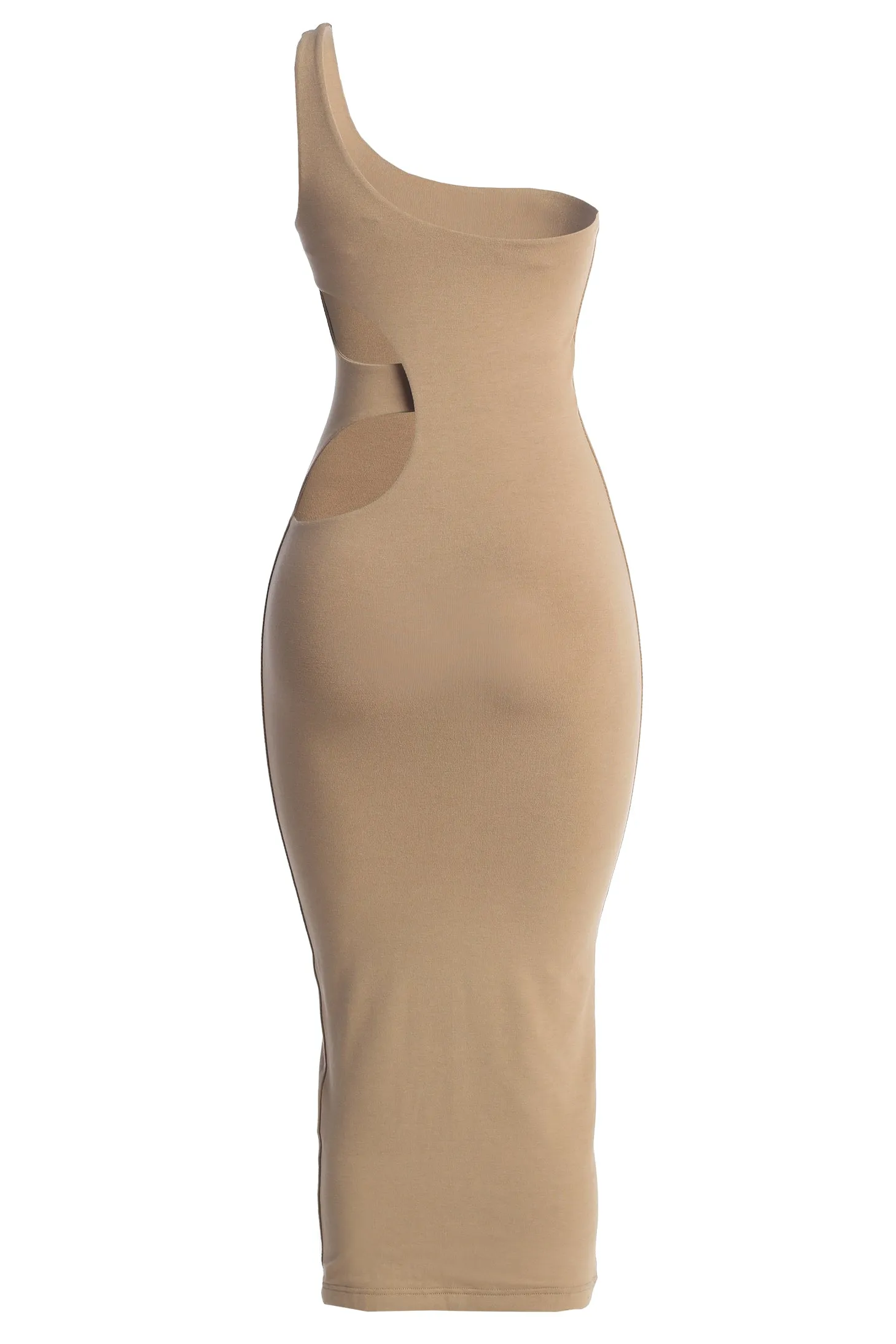 Beige Zuzanna Cutout Dress sold by JLUXLABEL product image thumbnail 5