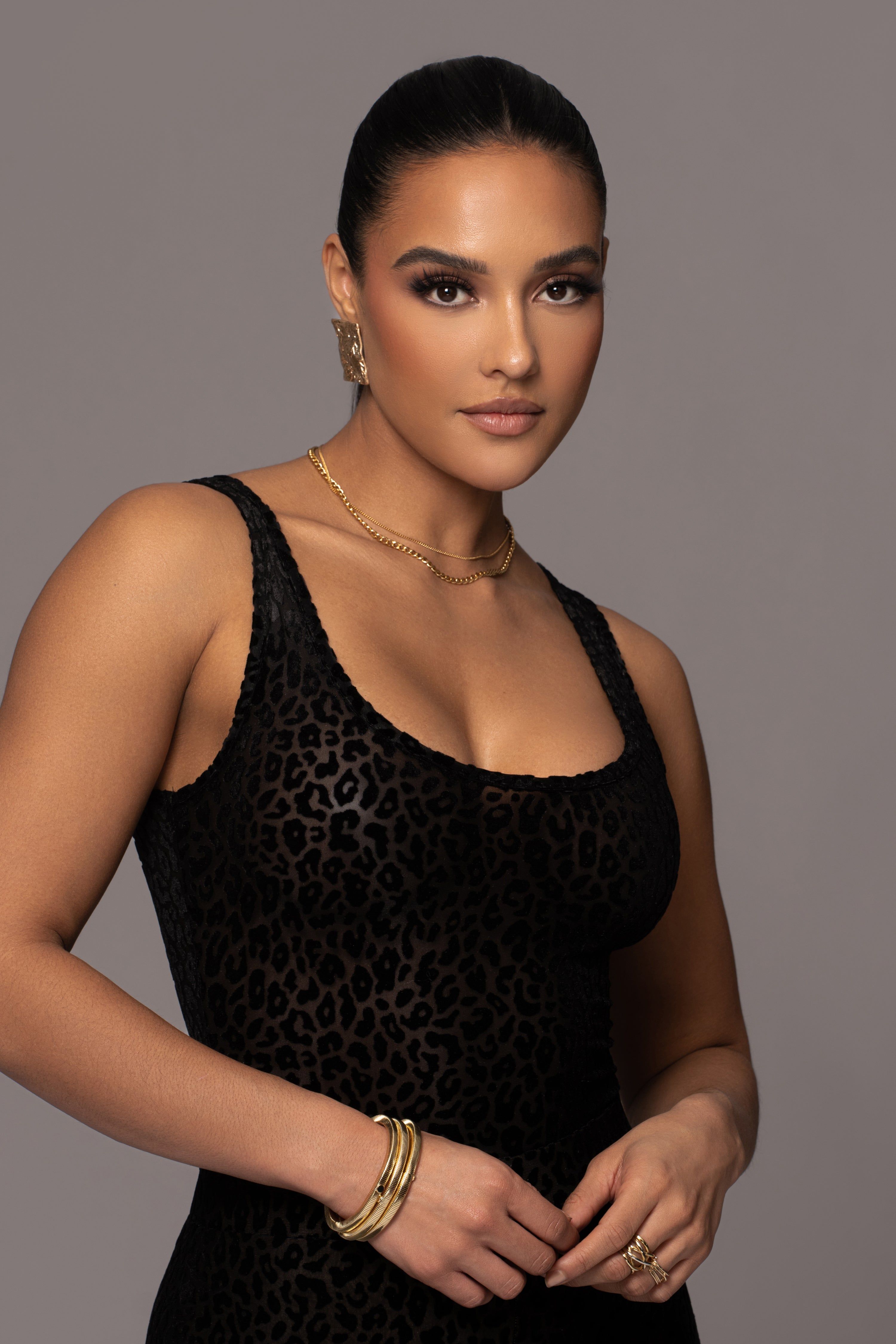 Noir Won't Be Tamed Leopard Tank sold by JLUXLABEL product image thumbnail 4