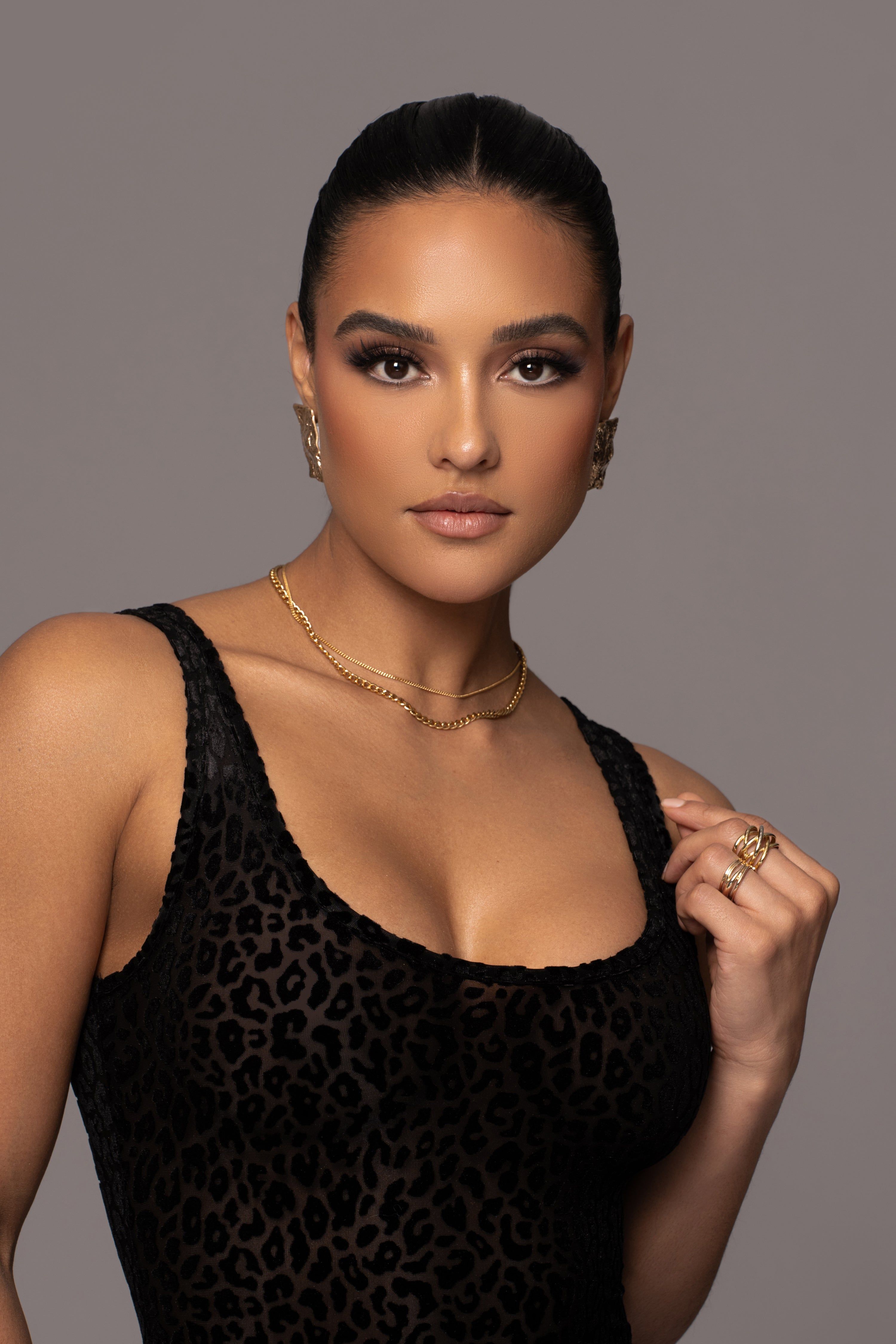 Noir Won't Be Tamed Leopard Tank sold by JLUXLABEL product image thumbnail 3