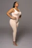 Cream Alo Double Layer Jumpsuit sold by JLUXLABEL