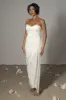 Ivory Celestial Drape Maxi Dress sold by JLUXLABEL