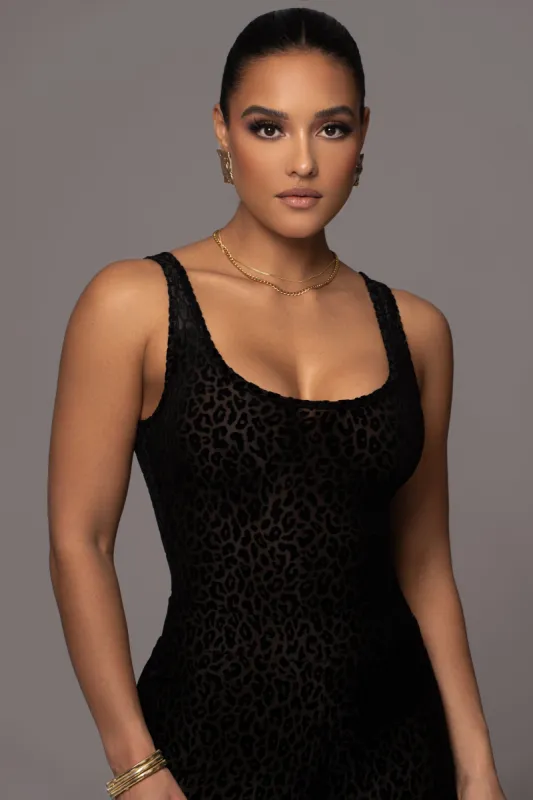 Noir Won't Be Tamed Leopard Tank sold by JLUXLABEL