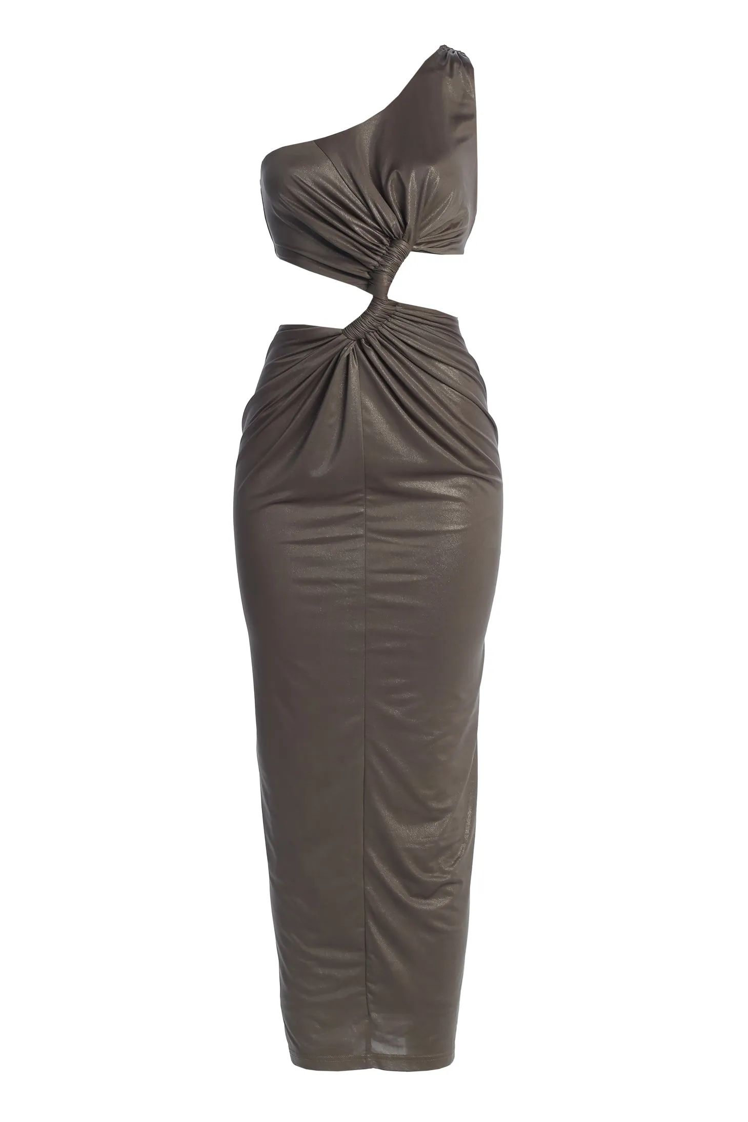 Olive Joce One Shoulder Maxi Dress sold by JLUXLABEL product image thumbnail 3