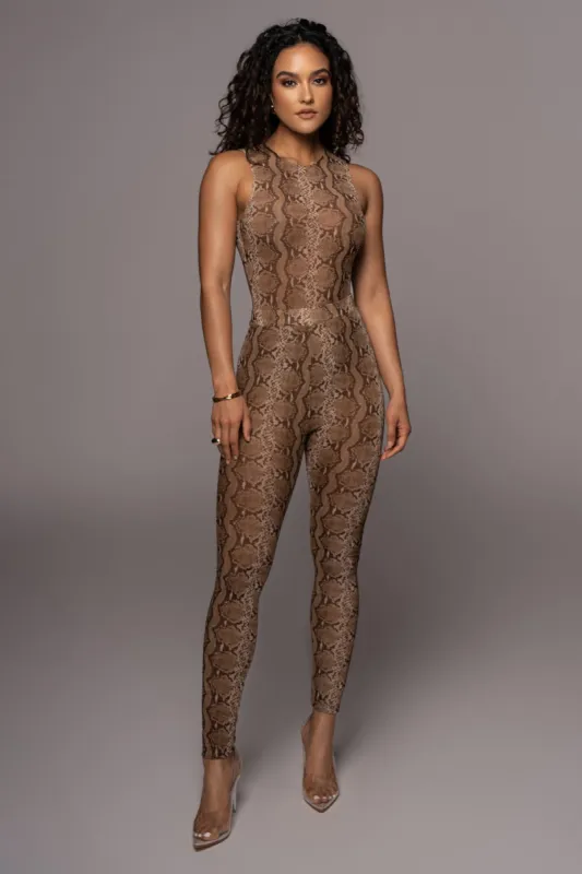 Snakeskin Get Even Bodysuit sold by JLUXLABEL