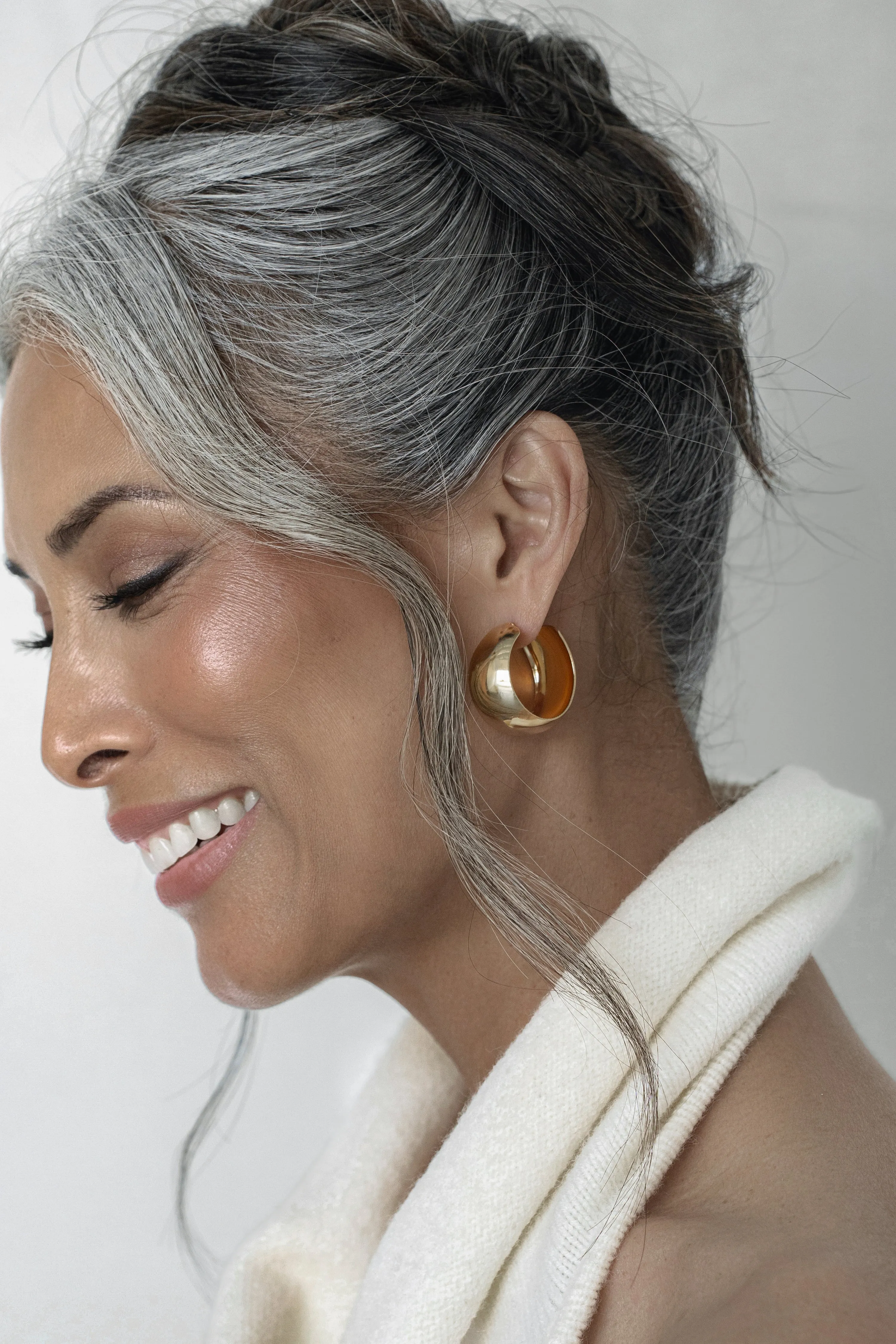 Gold Natti Earrings Set sold by JLUXLABEL