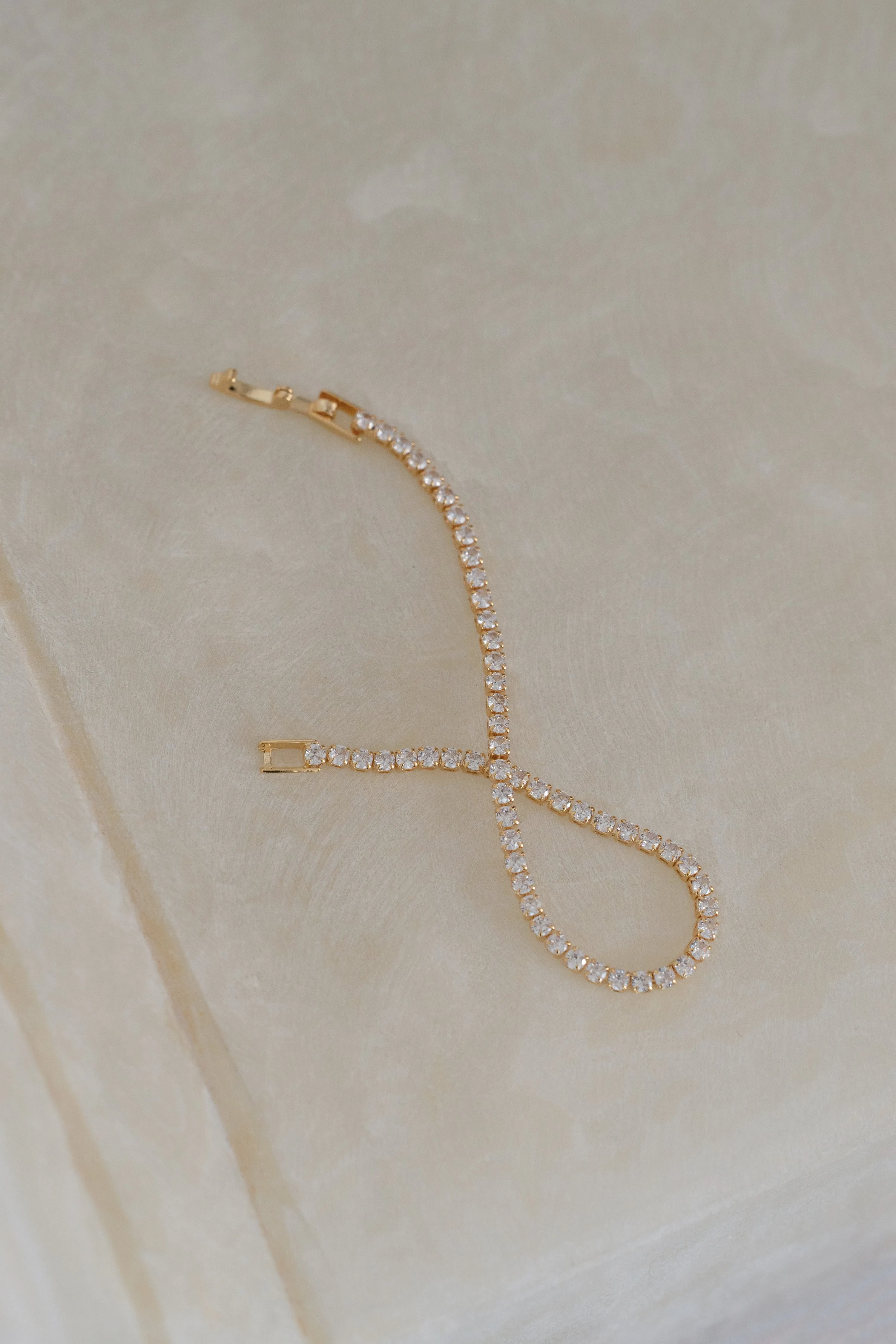 Gold Bliss Crystal Bracelet sold by JLUXLABEL product image thumbnail 2