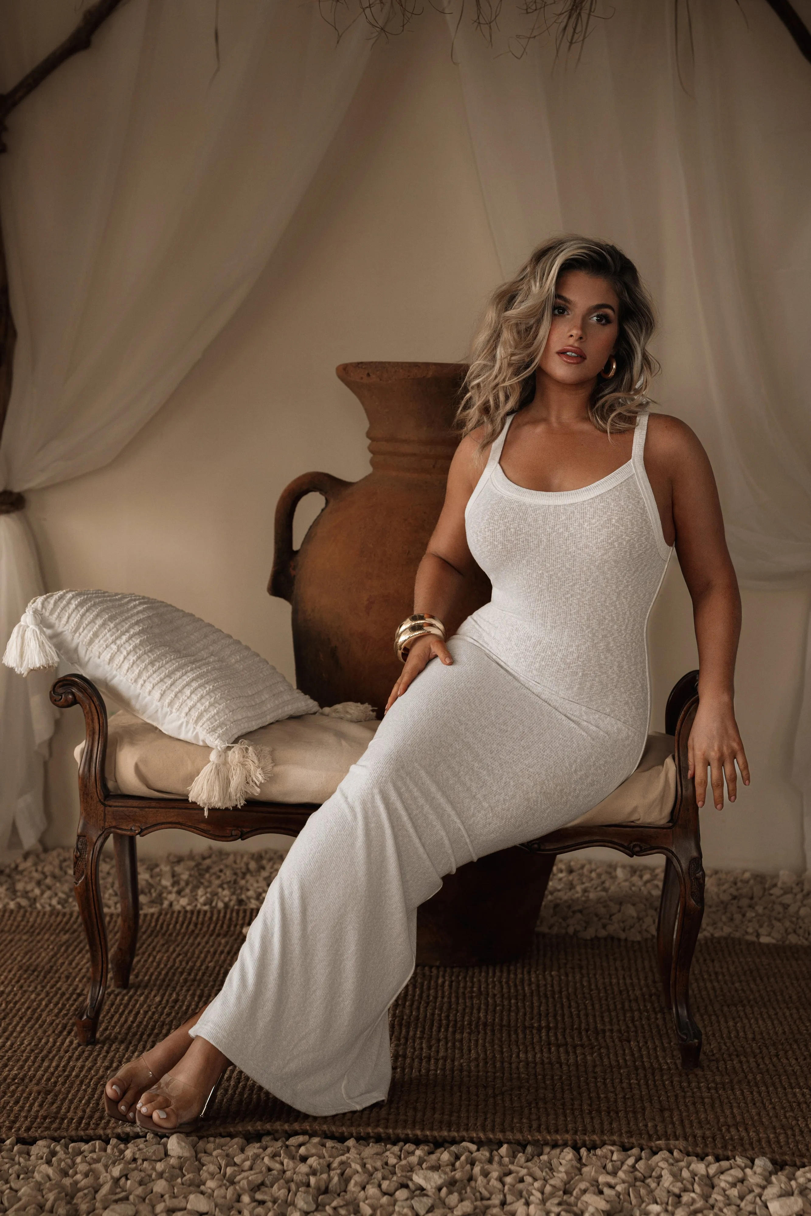 Ivory Back To You Maxi Dress sold by JLUXLABEL product image thumbnail 5