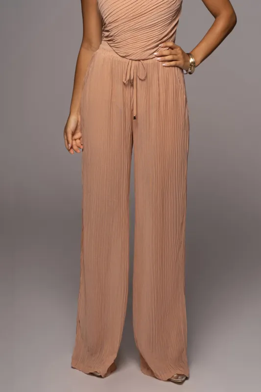 Rose Jaziel Pleated Pants sold by JLUXLABEL