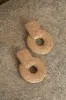Natural Diosa Raffia Dangle Earrings sold by JLUXLABEL