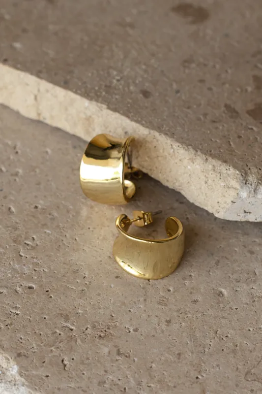 Gold Milla Earrings sold by JLUXLABEL