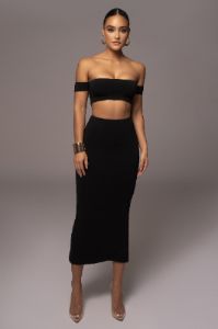 Noir Misha Two Piece Skirt Set sold by JLUXLABEL