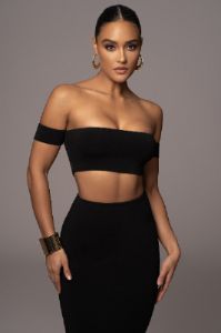 Noir Misha Two Piece Skirt Set sold by JLUXLABEL