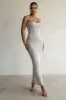 Beige Noemie Sequin Maxi Dress sold by JLUXLABEL