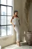 Beige Noemie Sequin Maxi Dress sold by JLUXLABEL