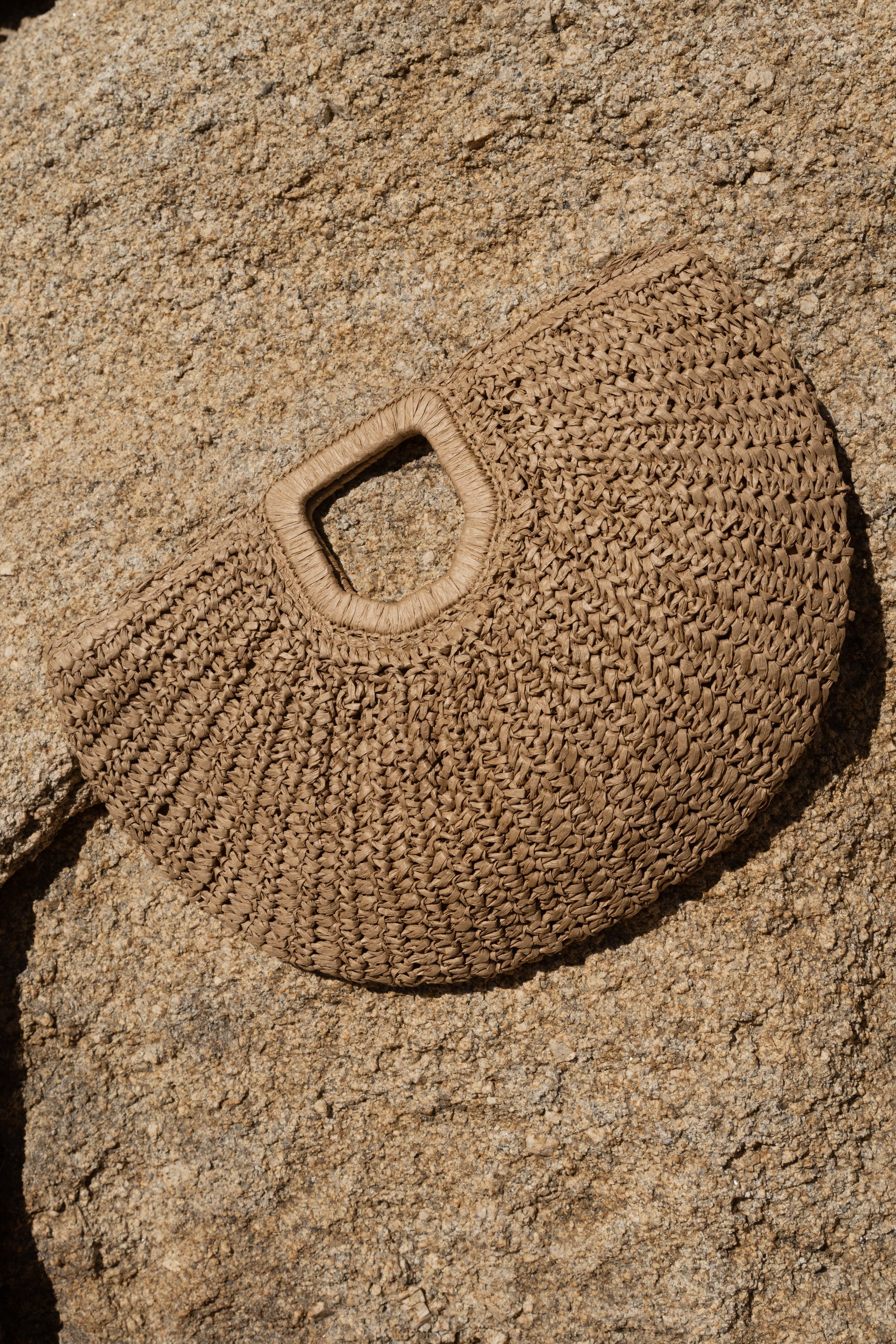 Beige Maui Woven Straw Bag sold by JLUXLABEL