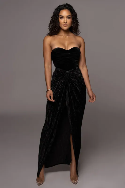 Black Fine Elegance Skirt sold by JLUXLABEL