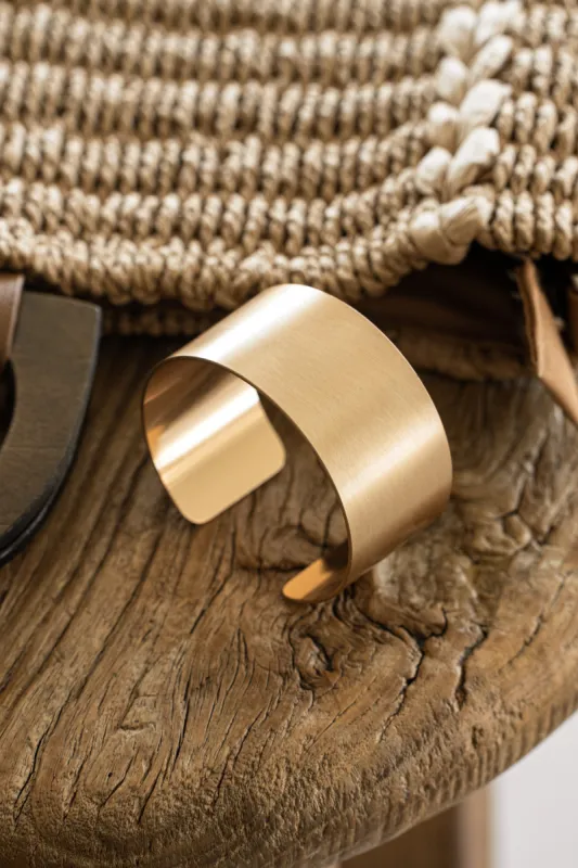 Gold Clarity Cuff Bracelet sold by JLUXLABEL