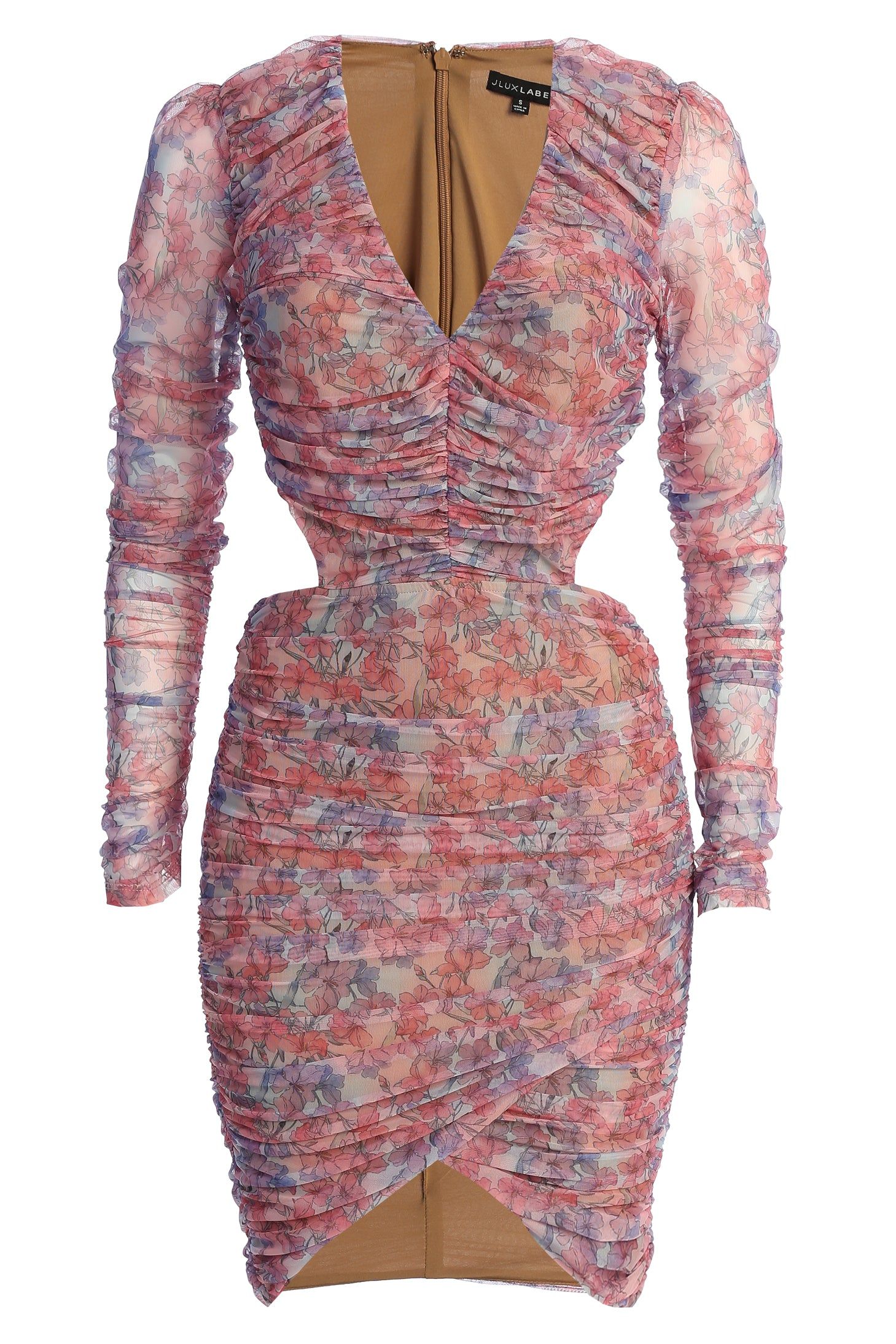 Pink Floral Summer Lovers Dress sold by JLUXLABEL product image thumbnail 3