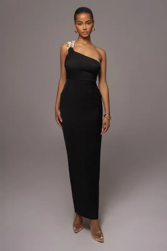 Black Luxury Living Maxi Dress sold by JLUXLABEL